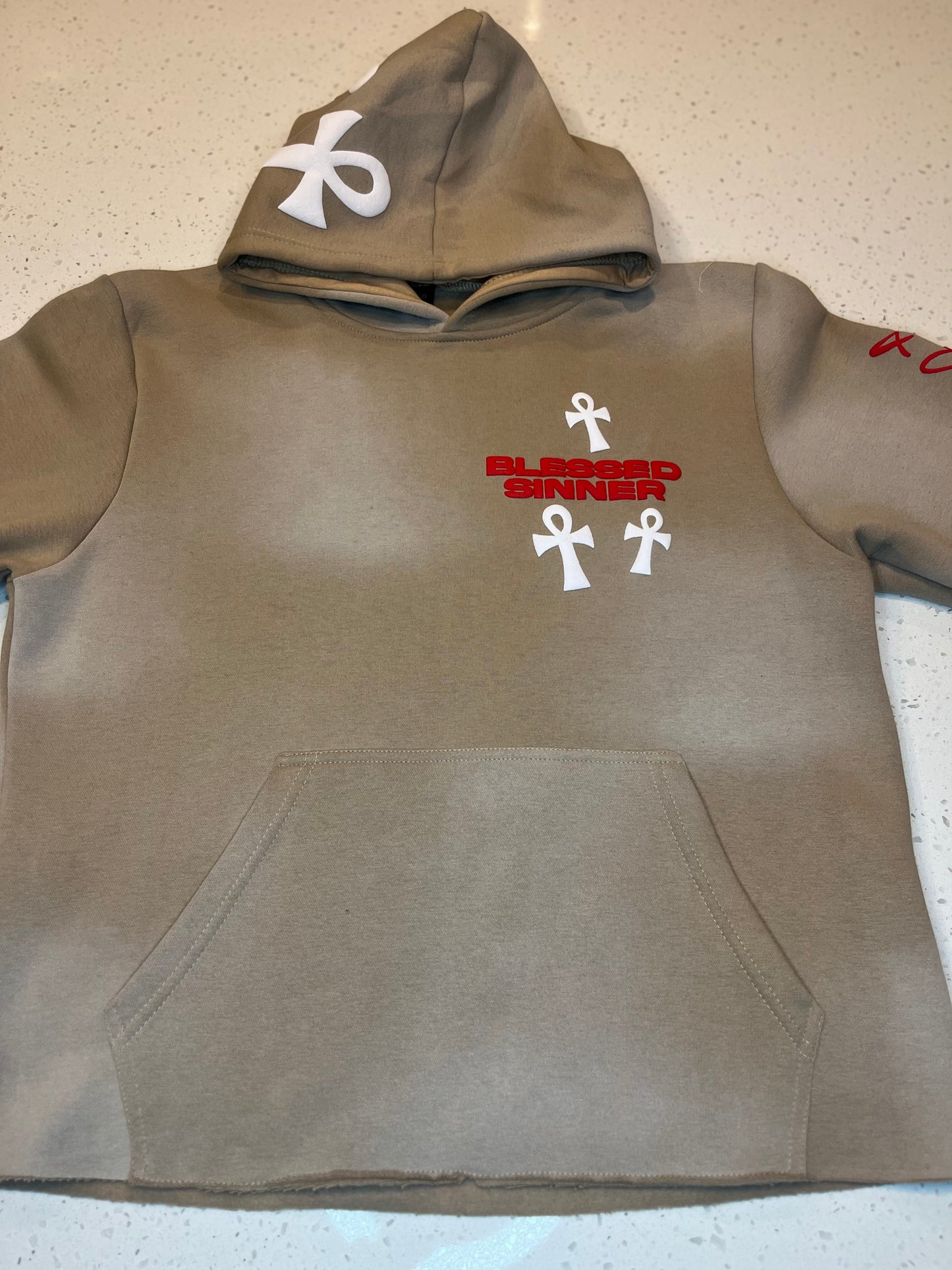Grateful Tan Hoodie