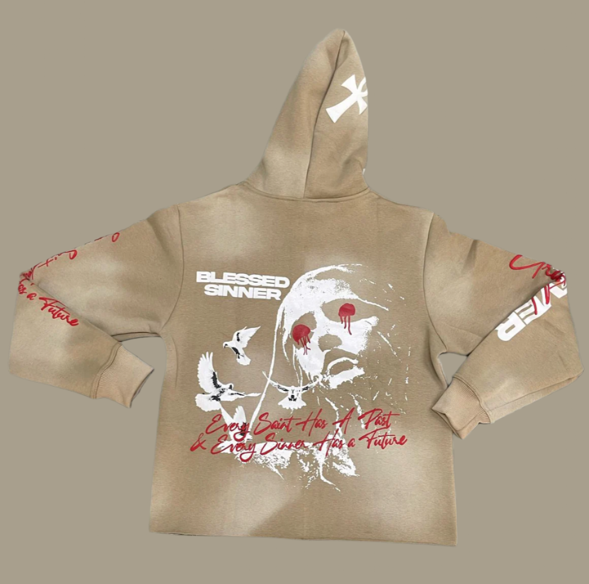 Grateful Tan Hoodie