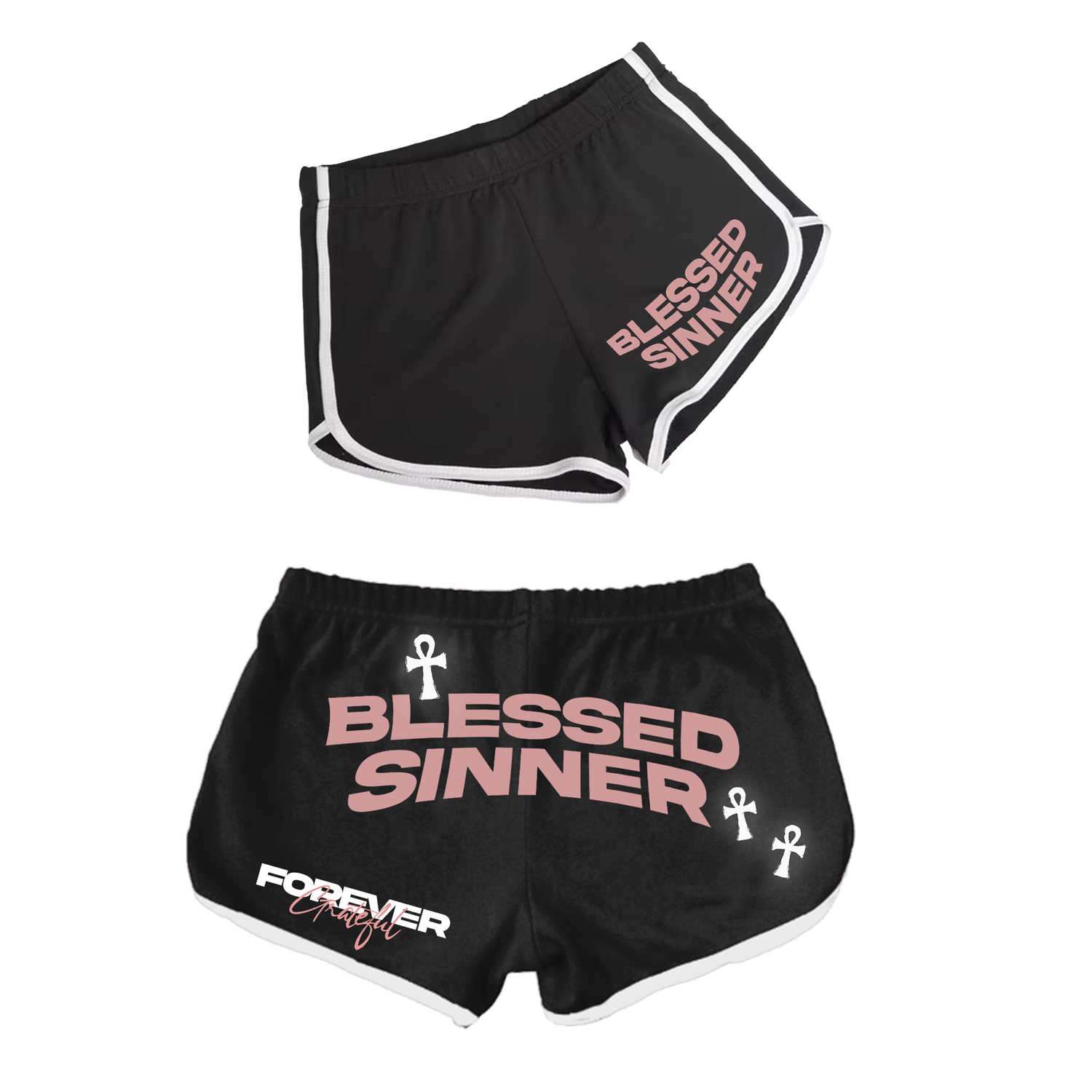 Blessed Sinner Woman's Gym Shorts