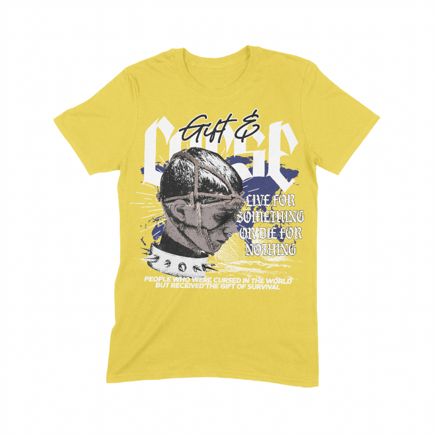 Gift N Tha Curse T-shirts (blue)